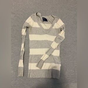 American Eagle striped sweater shirt